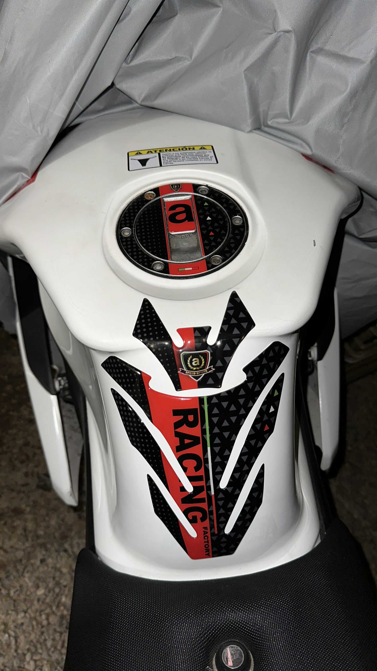 Pegatina deposito Aprilia rs 50-125
